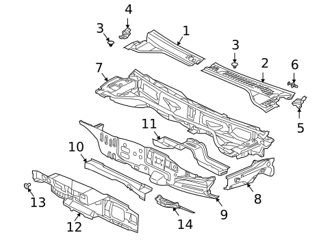 Cowl for 2010 Mitsubishi Endeavor #0