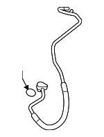 8T0260707B - : A/C Refrigerant Suction Hose for Audi: A4, A4 Quattro, A5, A5 Quattro, allroad, Q5, S4 Image