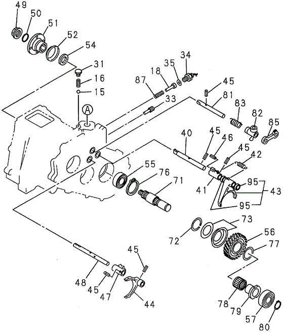 AT Shift Fork for 1997 Acura SLX #0