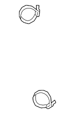 282923A070 - Cooling System: Outlet Hose Clamp for Kia: Optima, Sorento, Soul, Stinger Image