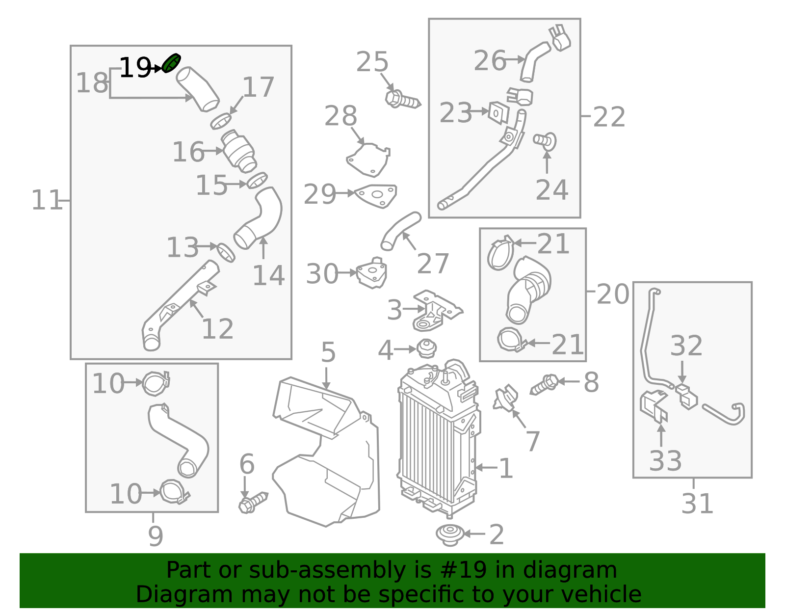 28292-3A060 - Inlet Hose Clamp 2016-2019 Kia Optima | Kia Parts Space