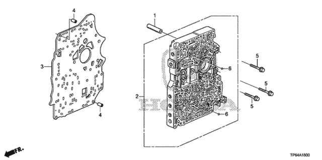 AT Main Valve Body (L4) for 2012 Honda Crosstour #0