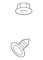 9A700769800 - Body: Rear Fender Liner Screw for Porsche: 718 Boxster, 718 Cayman, 718 Spyder, 911, Boxster, Cayenne, Cayman, Macan, Panamera, Taycan Image