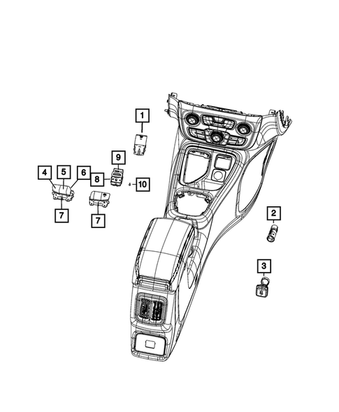 Switches for 2025 Jeep Compass #2