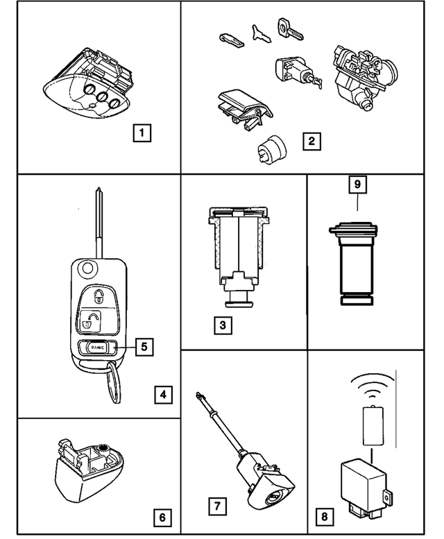 5099540AA - : Door Lock Control for Mopar Image