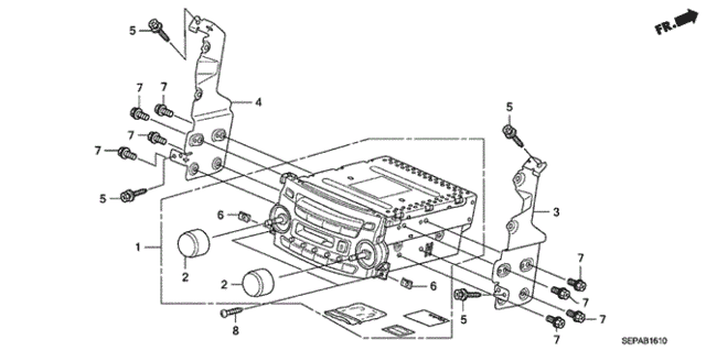 Auto Radio for 2008 Acura TL #0