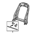 4K0881515B - Body: Seat Back Frame for Audi Image
