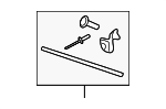 4K0898501 - Body: Seat Back Frame Hardware Kit for Audi Image