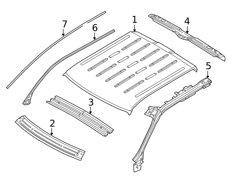 Roof & Components for 2013 Ford F-150 #0