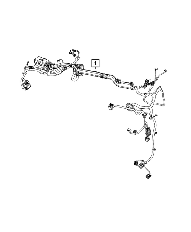 68650857AD - Electrical: Dash Right Wiring for Mopar Image
