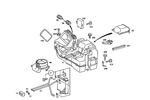 1268300762 - Heating and Ventilation: Heater Housing for Mercedes-Benz Image