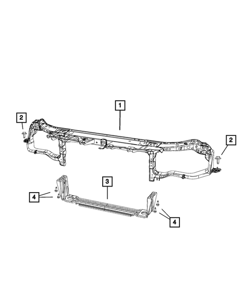 Radiator and Related Parts; Charge Air Cooler for 2015 Chrysler 300 #3