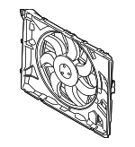 17427533274 - Cooling System: Fan Shroud for BMW: 128i, 325i, 325xi, 328i, 328i xDrive, 328xi, 330i, 330xi, M3, Z4 Image