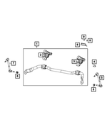 68460775AA - Front Suspension: Front Stabilizer Bar for Mopar Image