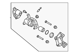 58310K5A00 - : Disc Brake Caliper for Kia: Sorento Image