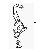 40014AL55J - Suspension: Knuckle for Nissan Image