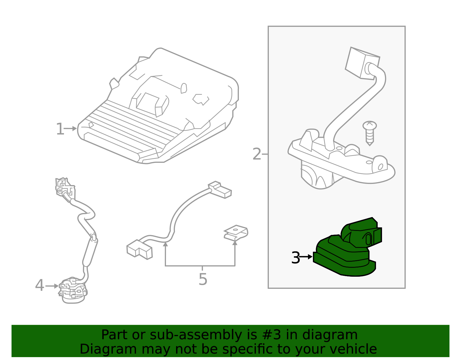 74811-TA1-003 - 2013-2020 Acura - Switch Assembly, Trunk Opener (Sub ...