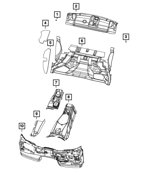 Carpets, Floor Mats, Load Floor, and Silencers for 2021 Dodge Challenger #0