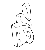 K2AA72240A - Body: Lower Hinge for Kia Image