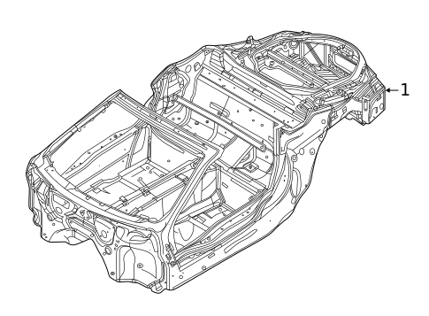 Body Assembly for 2020 BMW i8 #1