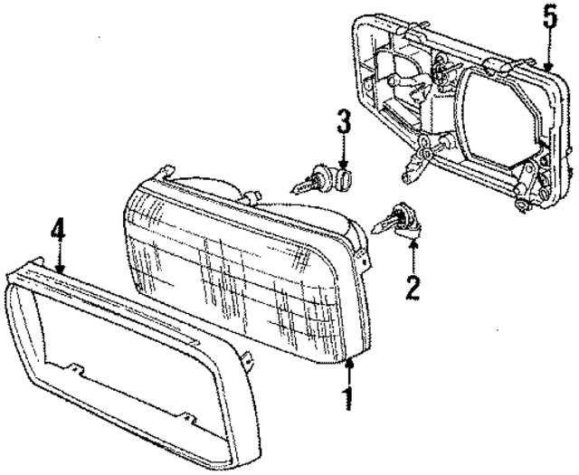 JLM2012 - Electrical: Composite Headlamp for Jaguar Image