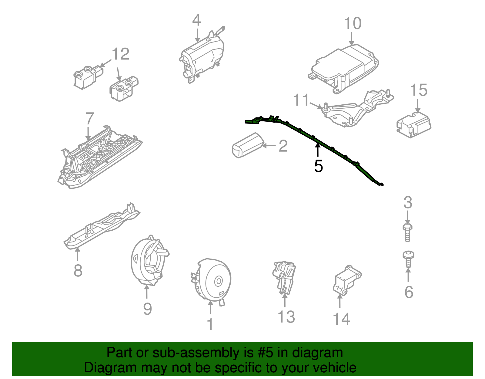 Head Air Bag - BMW (72-12-9-147-343)