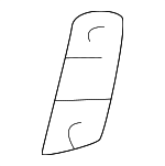 55362047AB - Body: Door Lock Striker Pin Bracket for Mopar Image