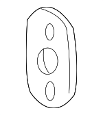 8135533010 - Body: Striker Shim for Hyundai: Accent, Elantra, Scoupe, Sonata, Tiburon, XG300, XG350 Image