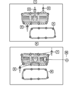 4648973AD - 3.8L Gas; Engine: Pcv Valve for Mopar Image