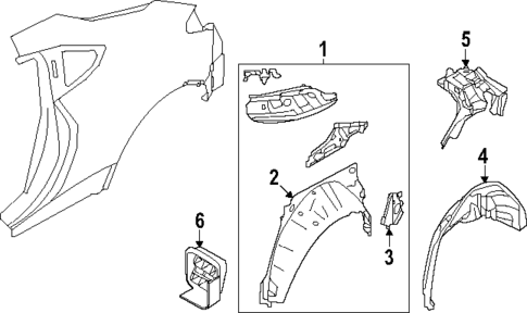Inner Structure for 2024 Subaru BRZ #0