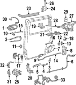 10404039 - Body: Handle, Outside for Chevrolet: Lumina | Oldsmobile: Silhouette Image