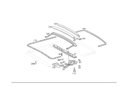 Sliding/Lifting Roof Transport Bridge for 2006 Mercedes-Benz G55 AMG #0