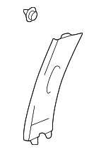 7621154G01P7Z - Body: Center Pillar Trim for Suzuki Image
