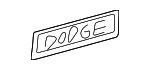 4359132 - Body: Nameplate for Dodge: B150, B1500, B250, B2500, B350, B3500 Image