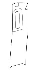 5KF25XDVAD - Body: Upper Center Pillar Trim for Jeep: Wrangler Image