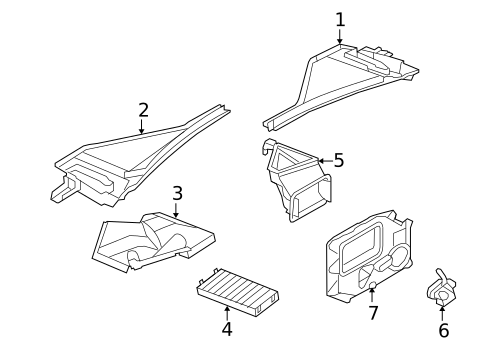 Ducts for 2011 BMW X6 #1