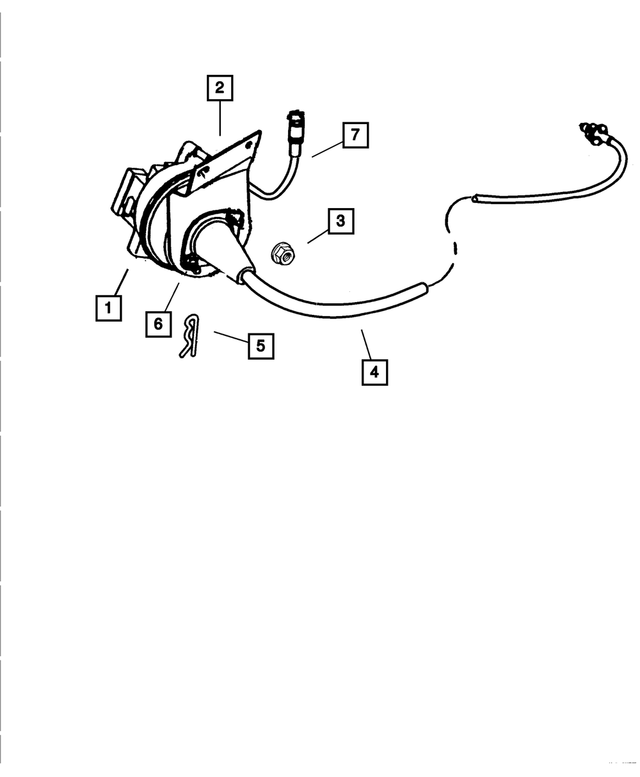 « 5015845AB – Fuel : Dépression De Régulation De Vitesse Faisceau pour Mopar Image »