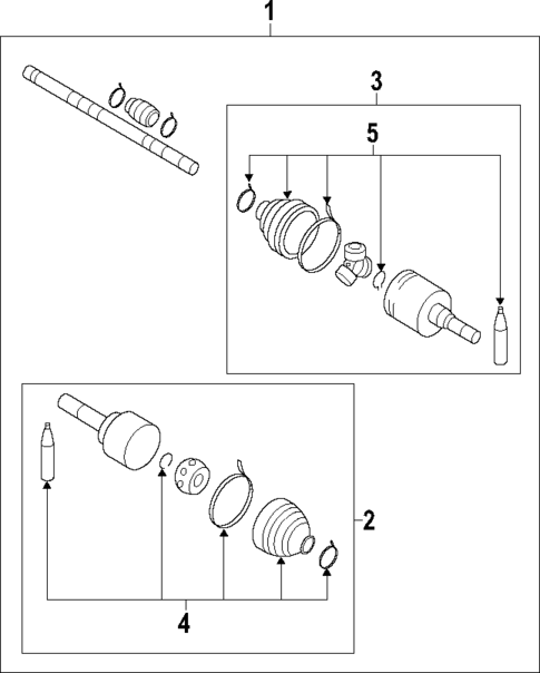 Axle Shafts & Joints for 2012 Nissan Versa #0