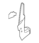 42386727157T - Body: Cowl Kick Panel for Audi Image