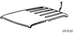 15963090 - Body: Roof Panel for Chevrolet: S10 Blazer | GMC: Jimmy, Jimmy S15, Typhoon Image