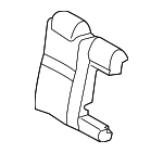 7165106340 - Body: Seat Back Pad for Toyota: Camry Image