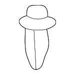 90467A0008 - Body: Fender Liner Clip for Lexus: ES300, ES330, GS300, GS350, GS400, GS430, GS460, GX470, IS F, IS250, IS350, LS430, LS460, LX470, RX300, RX330, RX350, RX400h, SC300, SC400 Image