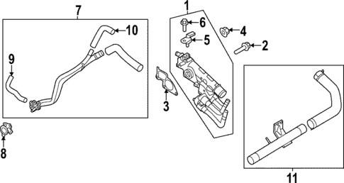 Trans Oil Cooler for 2023 Kia Stinger #0
