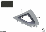 51162358358 - Retrofitting / Conversion / Accessories: Center Console Trim for Gear Selector for BMW Image