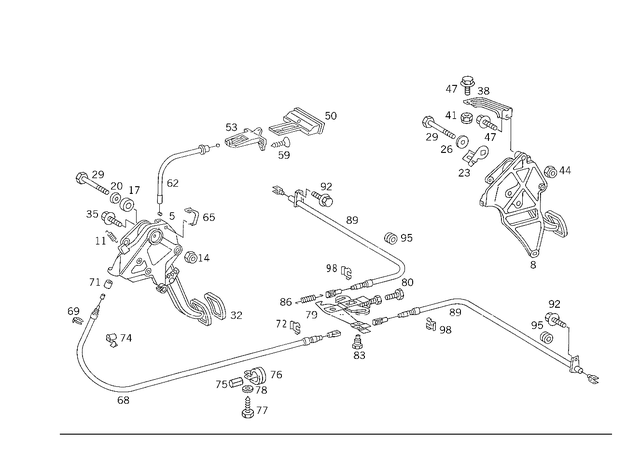 1169950001 - : Clamp for Mercedes-Benz Image