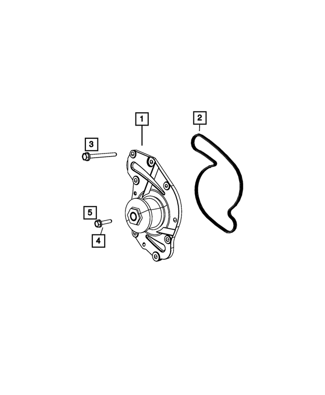 6100266 - Cooling: Bolt And Washer for Mopar Image
