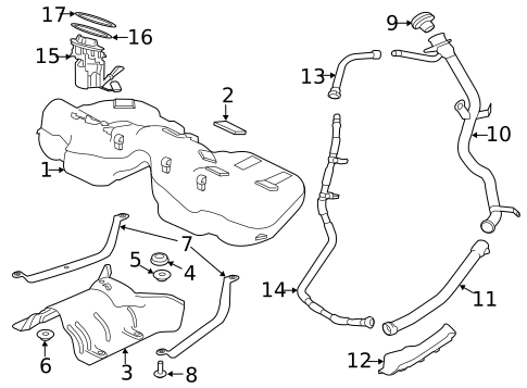 Fuel Storage for 2017 Jaguar XE #0