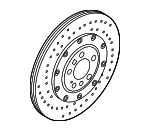 8S0615301G - : Rotor Left for Audi: TT RS Quattro Image