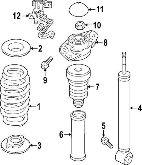 Shocks & Components for 2021 Volkswagen Arteon #0