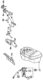 MB698857 - : Fuel Gauge Sending Unit for Mitsubishi: 3000GT Image